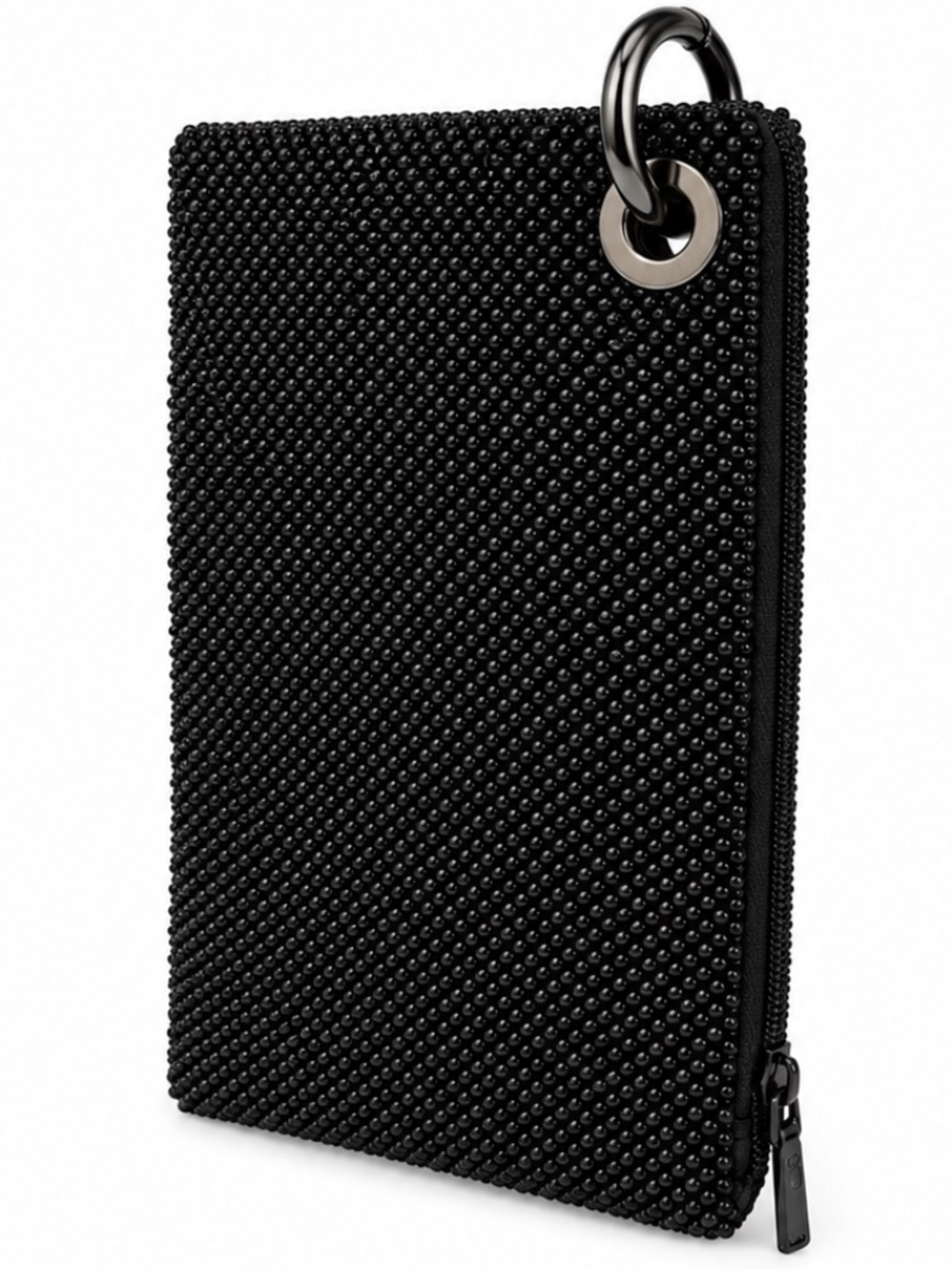 LULU TOWNSEND Black Beaded Wristlet NWOT